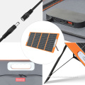 Sistema de luz de energía solar plegable de cargador plegable portátil